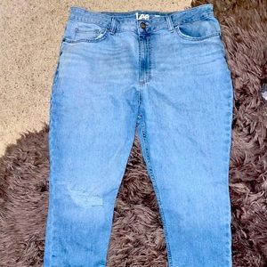 Lee Slim Fit Skinny Ankle High Rise Jeans